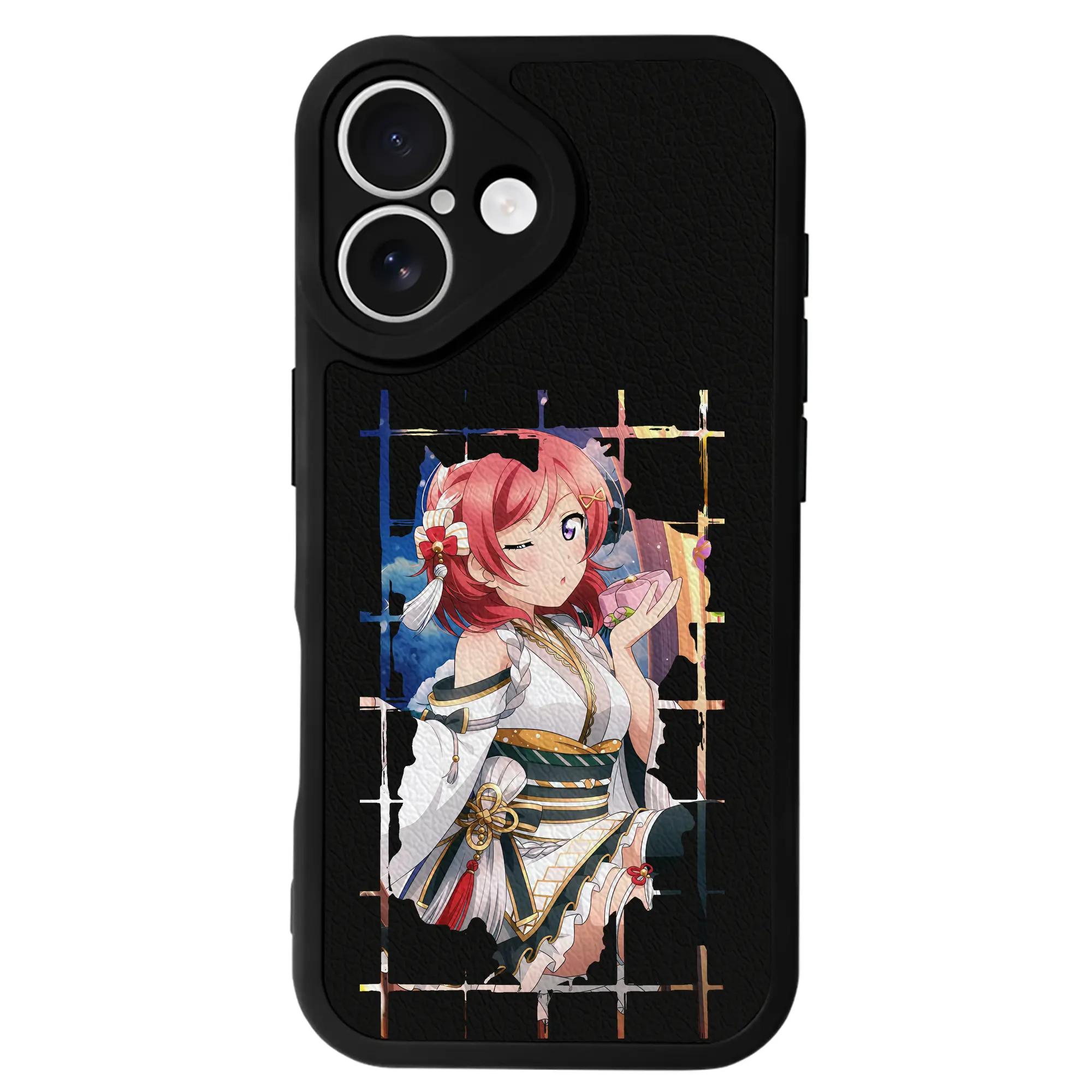 Love Live! グッズ,西木野真姫 - IPhone 16シリーズ対応 ・ シリコンスマホケース ・ レザー調 ・ 高精度フィット ・ 耐衝撃 ・ ワイヤレス充電対応 ・ 精密カット